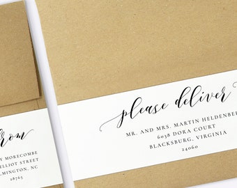 wrap around labels etsy