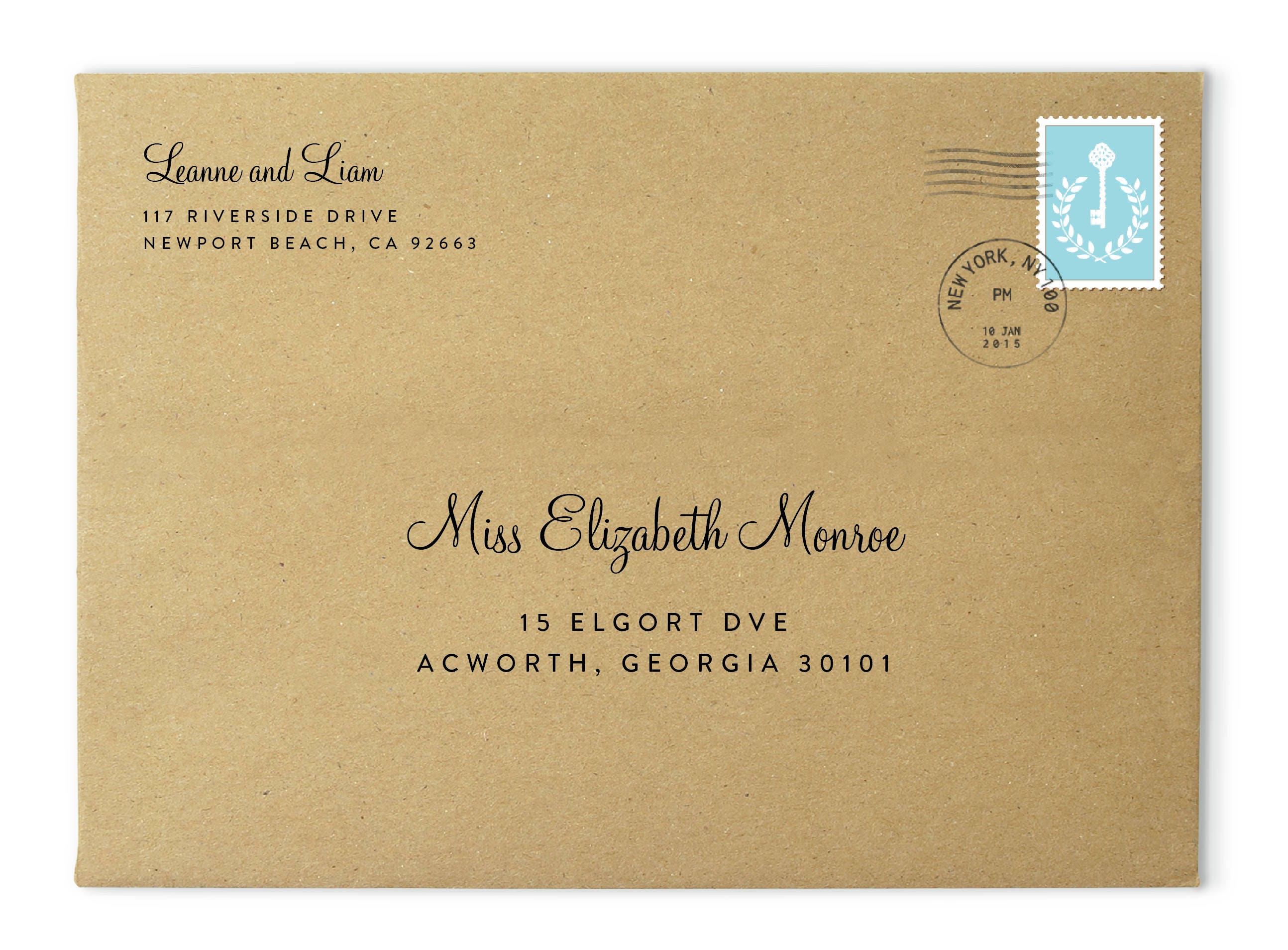 Envelope Template Envelope Address Template Wedding Envelope Etsy