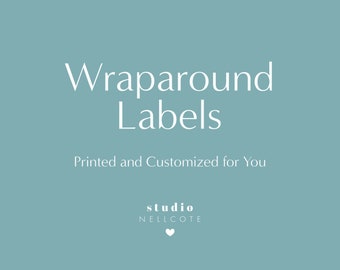 Printed Wraparound Address Labels, Print and Ship Wedding Addressing, I do all the work, Printed Recipient and Return Labels, Pop-out Labels