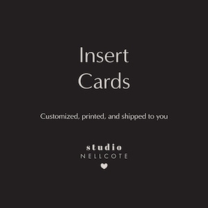 Printed QR Code Insert Card for Wedding Invitations, Printed Enclosure Card, Wedding Website Card, Accommodations, Registry, Reception Cards