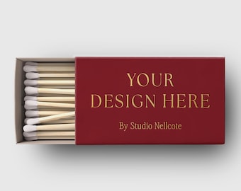 Custom Matchboxes Printed, Gold Foil Wedding Matchboxes, Foil Stamped Customized Matchbox Wedding Favor. Personalized Cigar Bar Matches