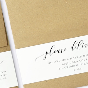 Etichette avvolgenti personalizzate - Etichette per indirizzi stampabili, Studio Nellcote Design - WA 59