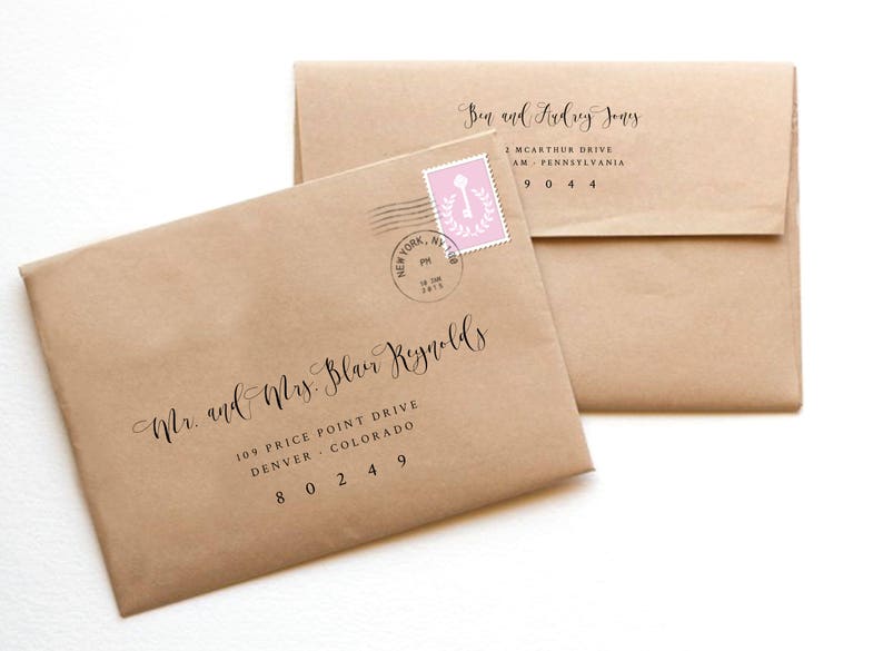 Envelopes with address. Envelope for money for printing on a printer. Address please. Addressing envelopes. Envelope address.