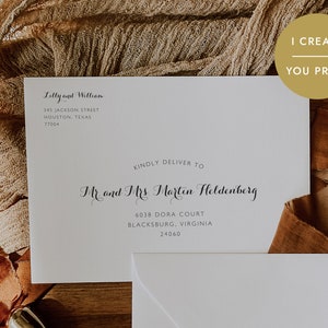 Envelope Template, Envelope Address Template, Wedding Envelope Template, Envelope Addressing, Address Labels, Wedding Envelopes, SND 8RR