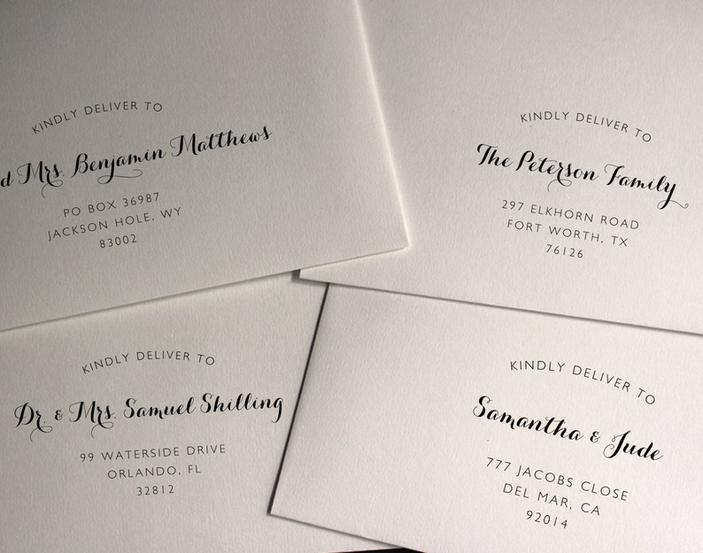 Envelope Template-printable Envelope Addressing-wedding - Etsy