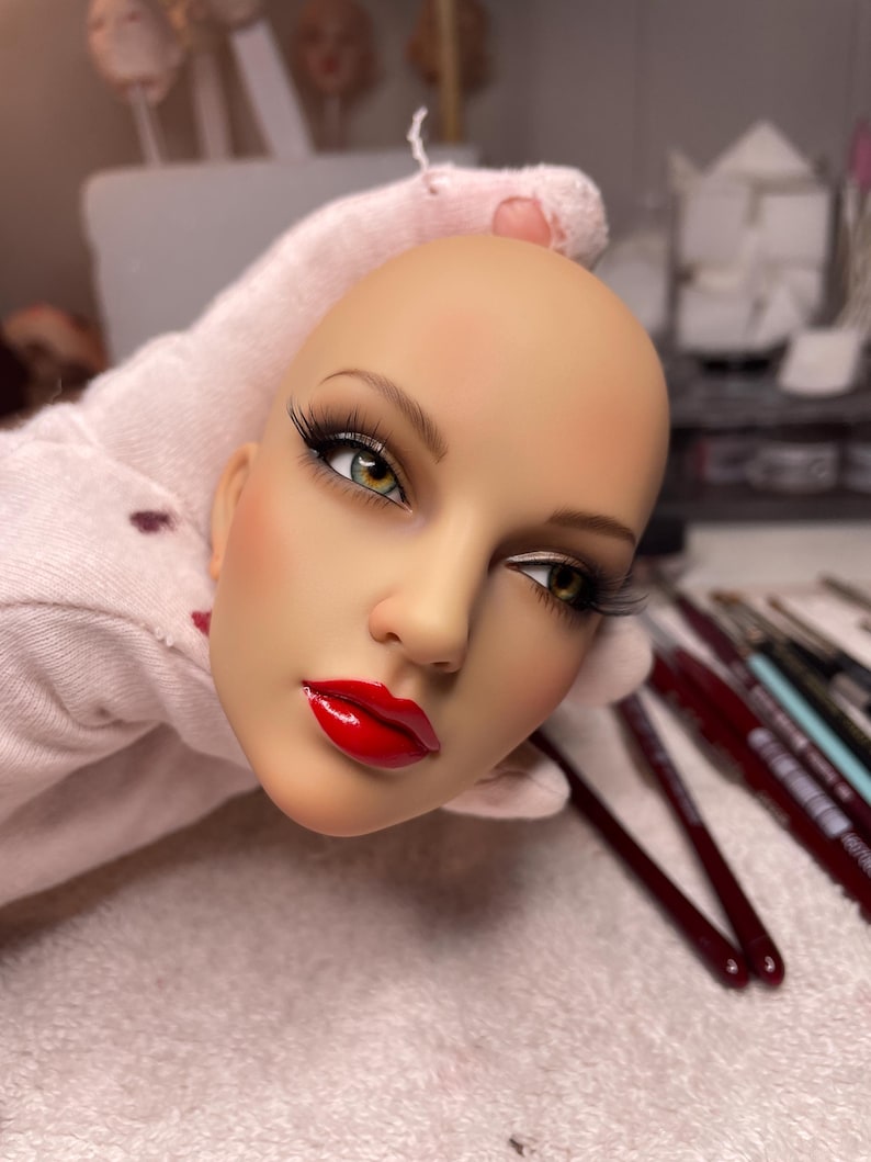 Anpassad BJD Faceup & Styling – Artist Dockor, Popovy, PashaPasha, Minifee, Iplehouse bild 13
