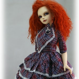 Minifee、MSD、類似のBJD人形用のHighland Haute PDFパターン