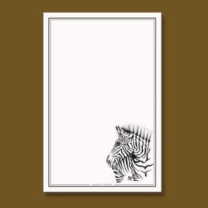 Personalized Animal Illustration Notepad | Hand-Drawn Animal Notepad | Custom Notepad | Monogram Notepad