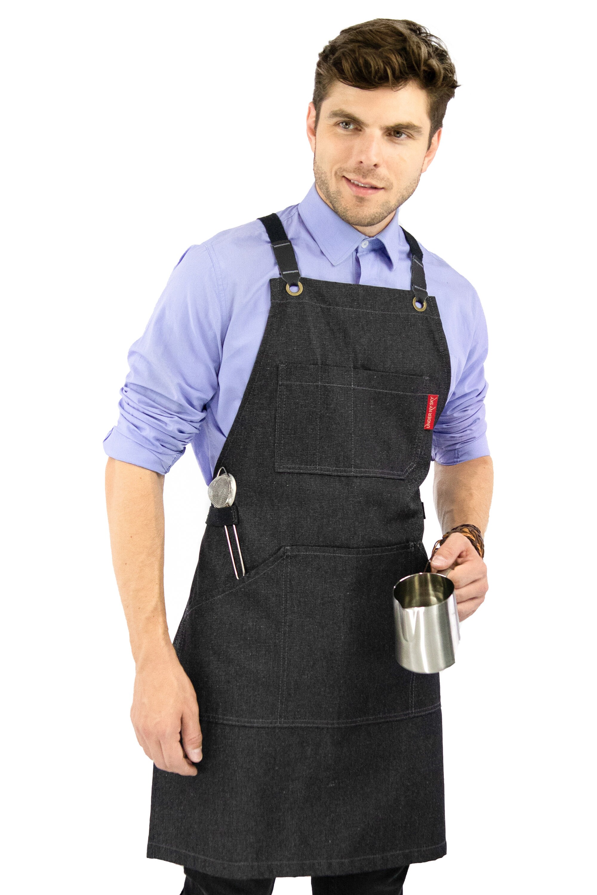 chef works cross back apron