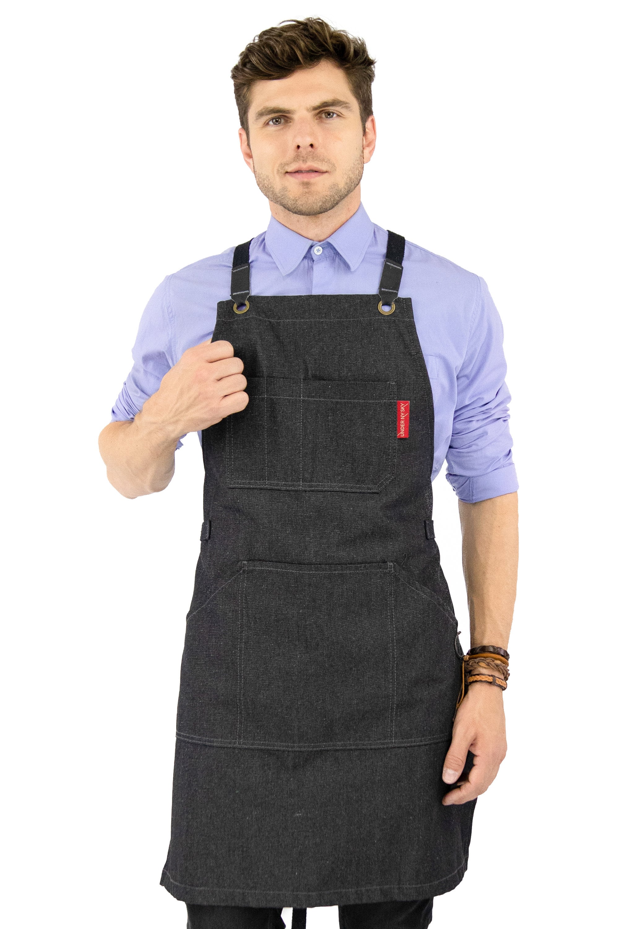chef works cross back apron