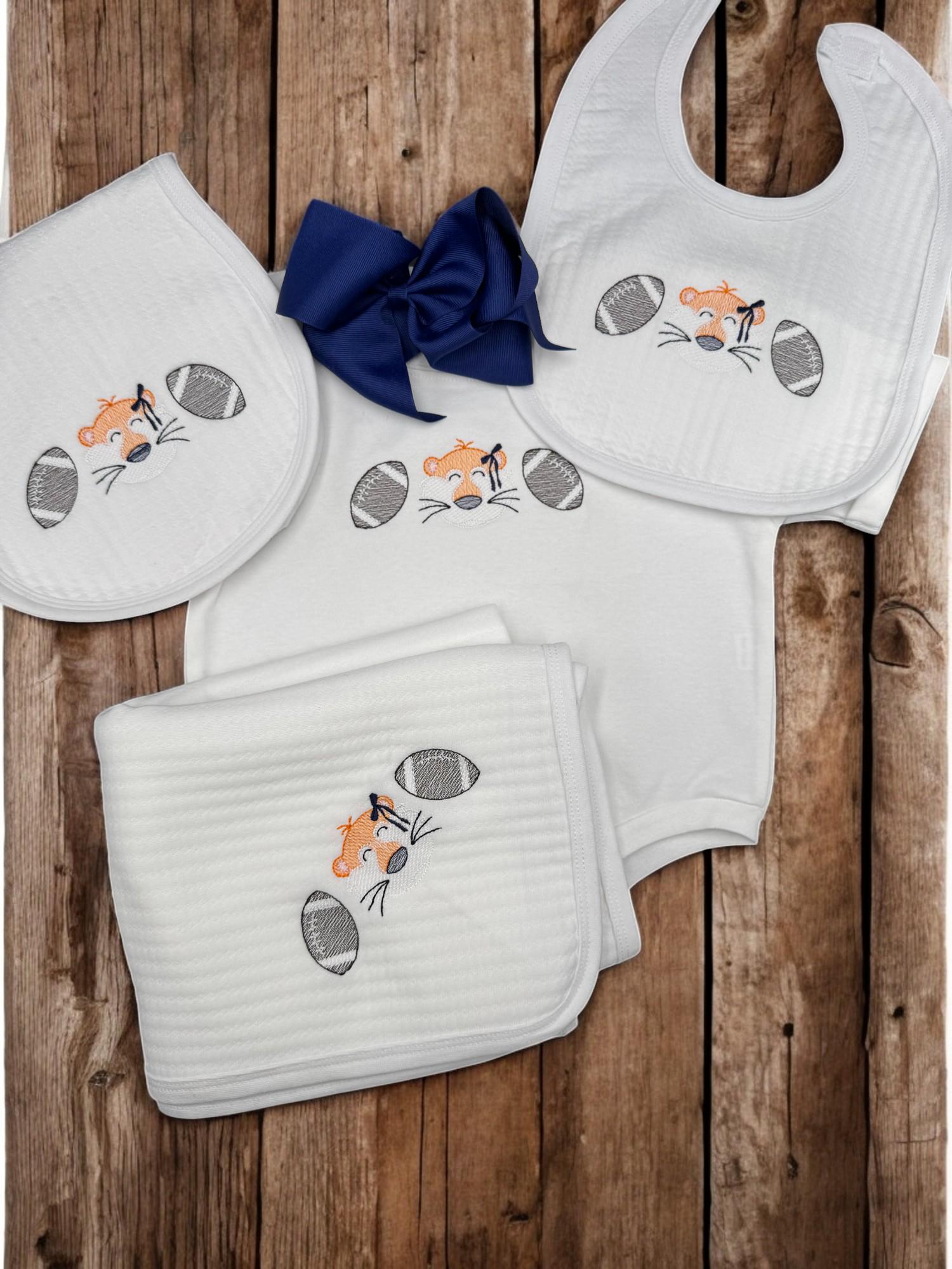 Auburn Baby Bib - Main Image