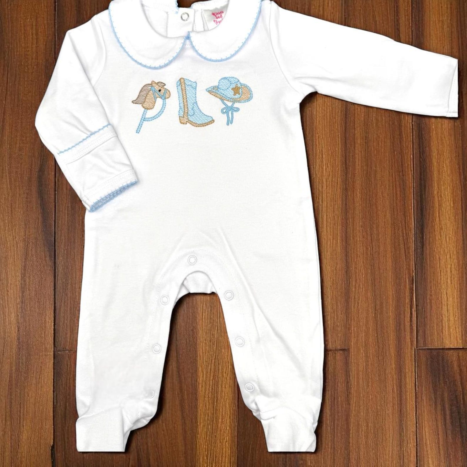 Bunny Pima Footies for Boy main image 0