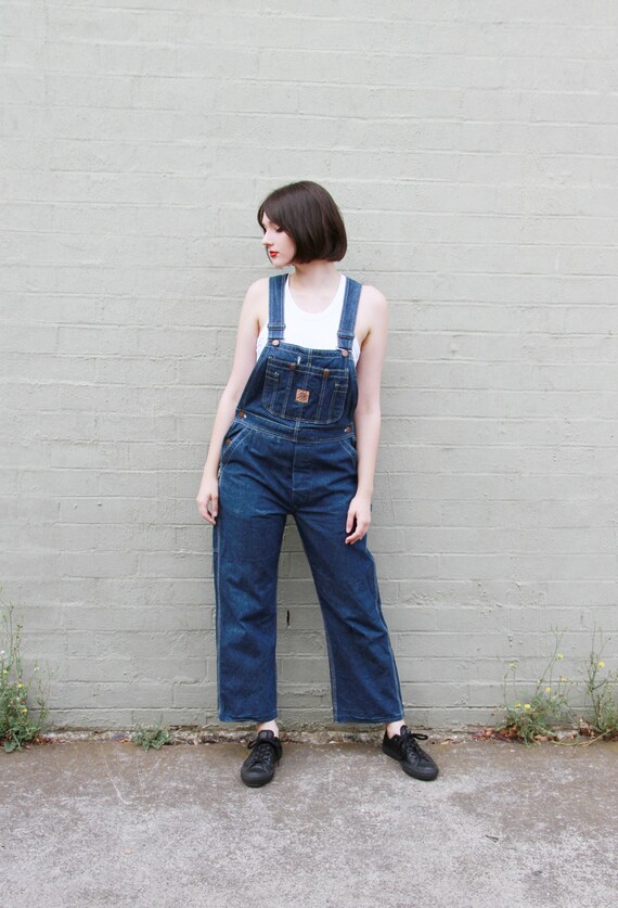 vintage wrangler overalls