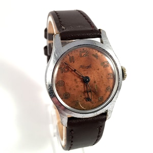 RARE Vintage German &quot; KIENZLE &quot; men watch, mechanical watch, rare timepiece! Comes with new leather strap. Men watch., great gift idea!!!