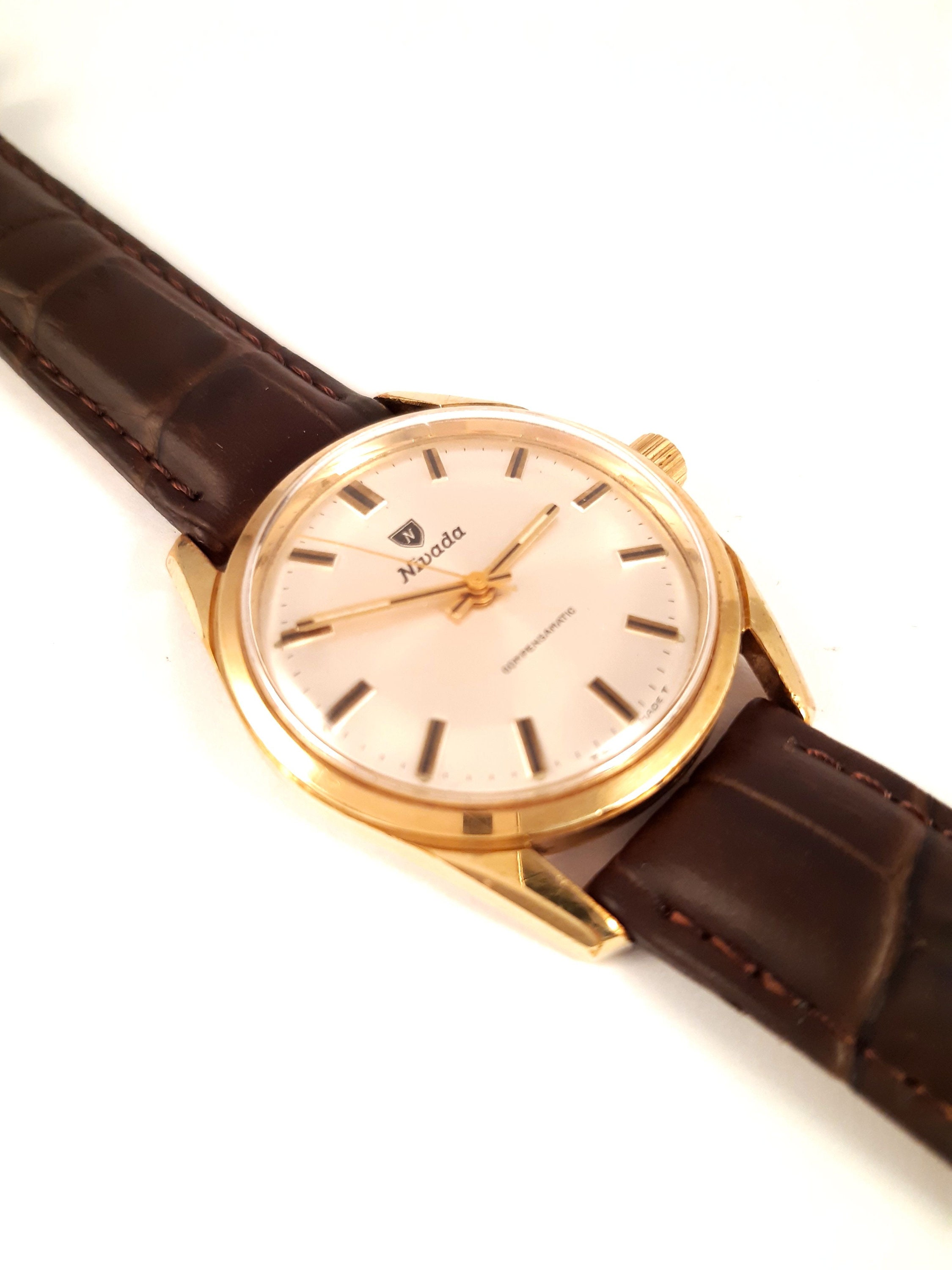 Vintage SWISS Men Watch NIVADA From 60s . Rare Swiss Vintage SWISS Men Watch NIVADA From 60s . Rare Swiss