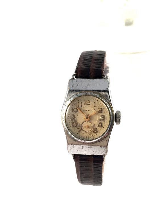 RARE Vintage lady watch STAR ( Zvezda). Unique an… - image 6