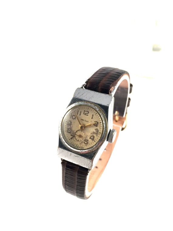 RARE Vintage lady watch STAR ( Zvezda). Unique an… - image 2