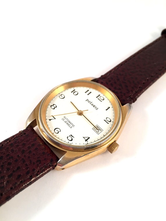 Vintage Swiss men watch " Polaris Automatic " . R… - image 3