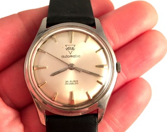 Montre Vintage Homme Harvel Suisse - Mécanique à Remontage Manuel - Années 1940 - À Réparer