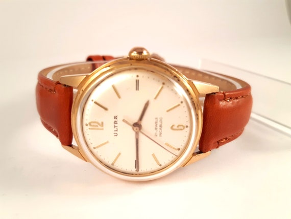 Vintage SWISS men watch ULTRA from 60s . Rare Swi… - image 3