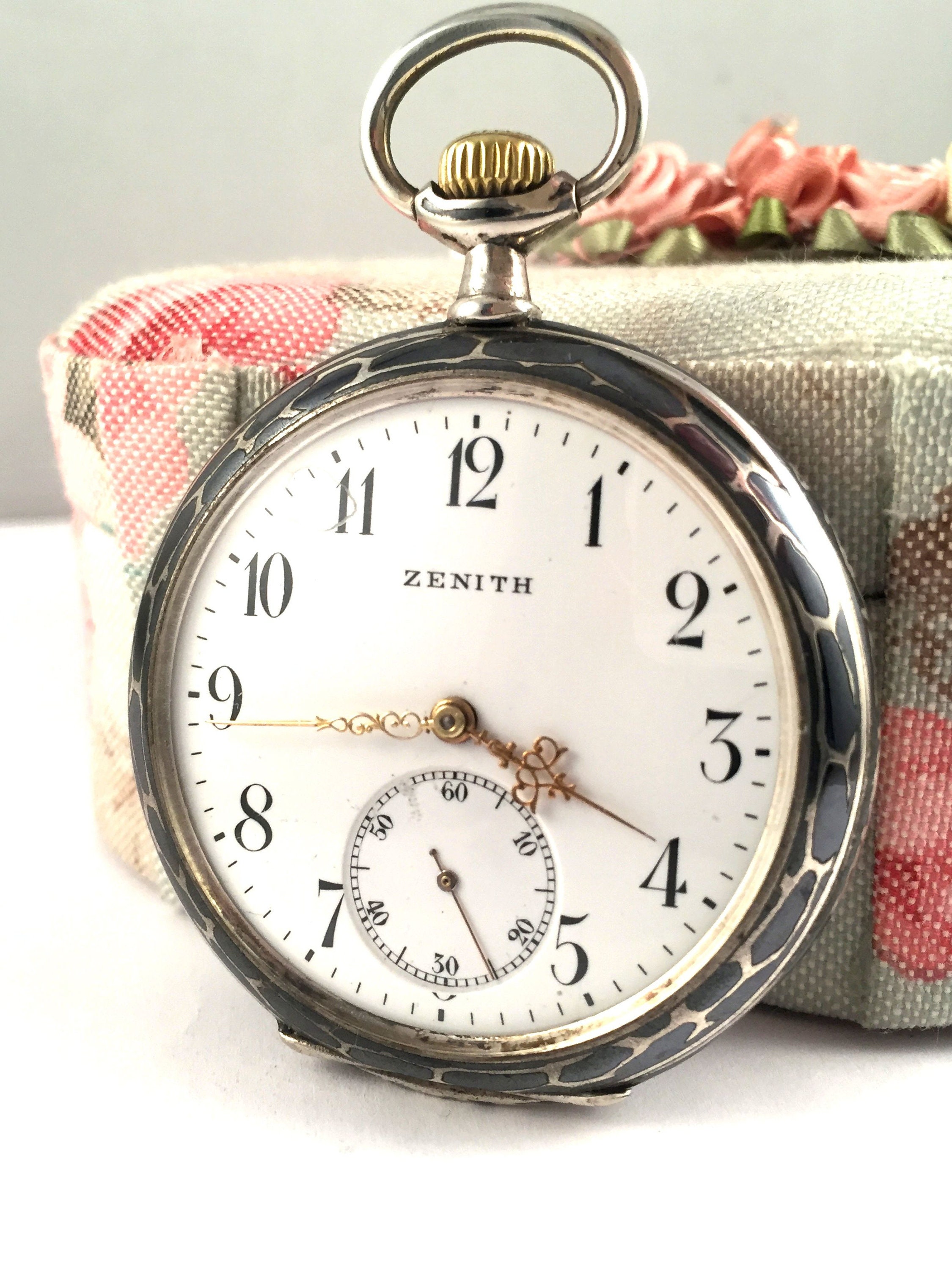RARO orologio da tasca svizzero antico ZENITH | Etsy Italia