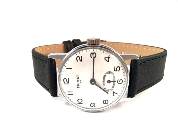 Vintage Zwitsers herenhorloge PRIMAT 675 . | Etsy België
