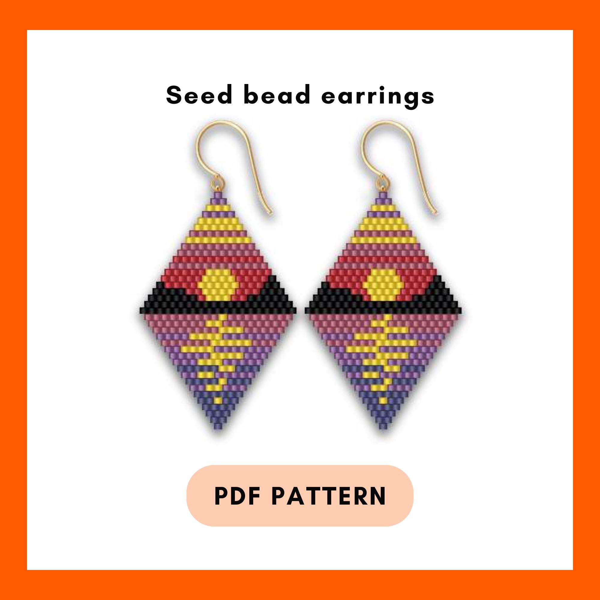 Boucles D'oreilles Pendantes Mosaïque Doré - Sans Marque - Neuf Avec étiquettes - Fermoir Clous