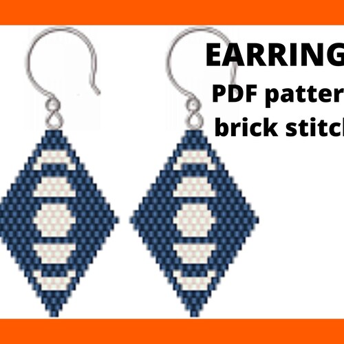 Sierra Western Style Brick Stitch Earring Kit