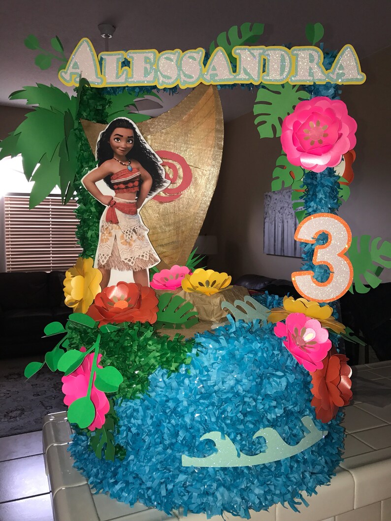 Tema de Moana Piñata | Etsy