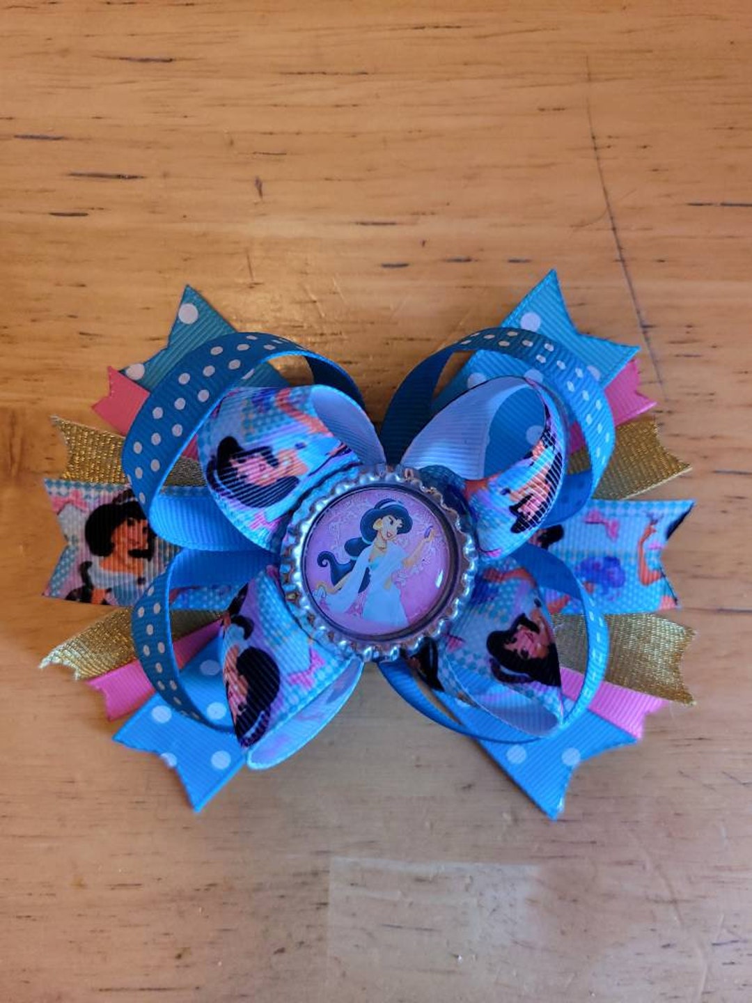 Princess Jasmine Hair Bow, Aladdin Hair Bow Etsy