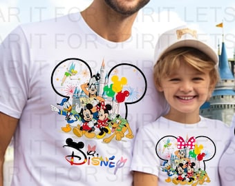 Disney Trip Shirts, Disneyland Shirts, Disney Performance Tees, Mickey and Friends Dri Fit Tshirts, Performance Shirts, Disney tee with SPF