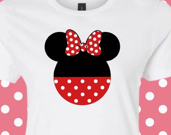 Minnie Polka Dot Tshirt, Disney Minnie Mouse Shirt, Disney Trip Matching Shirts, Minnie Mouse TShirt, Cute Minnie Shirt, Minnie Mouse Gift