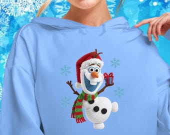 Disney Frozen Shirt, Olaf Fleece Shirt, Personalized Disney Frozen Shirt, Disney Olaf Hoodie, Disney Gift for Her