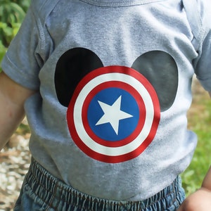 Disney Captain America Shirt, Captain America TShirt, Disney Captain America Shirt, Superhero Shirt, Disney Characters, Disney Family Shirts