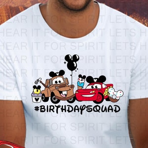 Disney Cars T-shirt Family Matching Shirt, Disney Birthday Crew, Cars Group Shirt, Disney Vacation, Disney Cars Shirt, Cars Shirt, McQueen