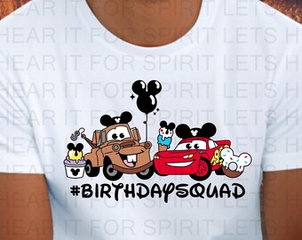 T-shirt Cars Disney, chemise familiale assortie, anniversaire d'équipage de Disney, chemise de groupe de voitures, vacances Disney, chemise de voitures Disney, chemise de voitures, McQueen