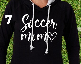 Personalized Soccer Mom Sweatshirt, Custom Soccer Mama Shirt, Customized Soccer Mom Hoodie, Gift For Mom, Soccer Mama Hoodie, Gift For Her