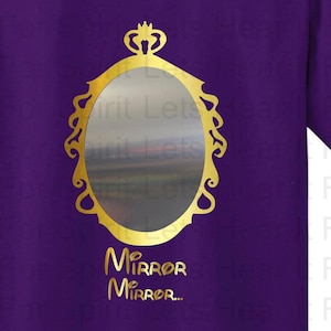Mirror Mirror Shirt, Fairest of Them All, Snow White Shirt, Evil Queen Shirt, Mirror Mirror on the Wall Tshirt, Mirror Mirror Tee, 7 Dwarfs