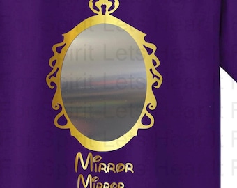 Mirror Mirror Shirt, Fairest of Them All, Snow White Shirt, Evil Queen Shirt, Mirror Mirror on the Wall Tshirt, Mirror Mirror Tee, 7 Dwarfs