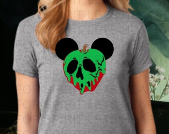 Snow White Poison Apple Shirt, Poison Apple Tshirt, Evil Dripping Poison Apple Shirt Disney Villain Shirt Snow White Poison Apple Evil Queen