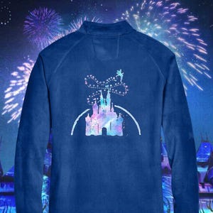 Tinkerbell Fleece Jacket, Disney Full Zip Jacket, Disney Jacket, Ladies Full Zip Tinkerbell Fleece, Youth Tink Jacket, Full Zip Fleece