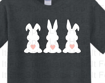 Ostern Shirt, Osterhase Shirt, Frauen & Mädchen Süßes Ostern T-Shirt, Mädchen Hase Tshirt, Hase Shirt, passende Osterhase Tshirts