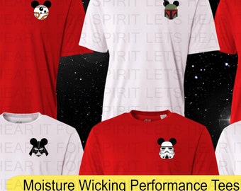 Disney Star Wars Shirt, Disney Star Wars Performance Shirt, Dri Fit Disney Star Wars Shirts, Star Wars Disney Trip Shirt, Adult and Youth