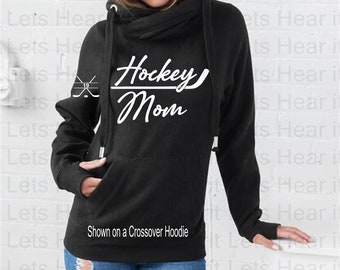 Hockey Mom Hoodie Sweatshirt, Hockey Mom Shirt Hoodie, Personalized Hockey Hoodie, Hockey Sweatshirt for Mom, Team Mom Gift, Mother’s Day