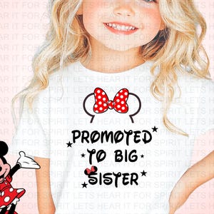 Promoted to Big Sister, Baby Announcement Shirt, Sibling Hospital Outits, Big Sister Again, Big Sister Finally, Big Sister Shirt