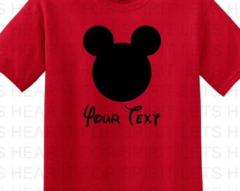Mickey Mouse Shirt, Disney Personalized Mickey Shirt, Disney Matching Family Shirts,  Mickey Birthday Party Shirts, Mickey Mouse Gift