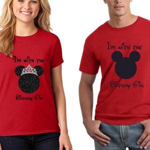 Disney I'm With The Birthday Girl Shirt, Birthday Squad Shirts Birthday Girl Disney Birthday Family Shirts I'm With the Birthday Girl Shirts