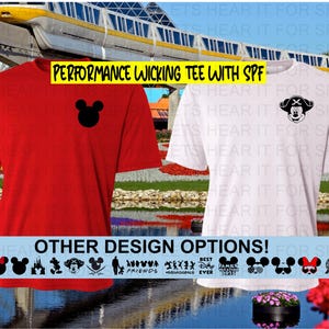 Disney Performance Shirt, Mens Mickey Mouse Performance Shirt, Mens and Boys Moisture Wicking Disney Pirate Shirt, Matching Family Shirts