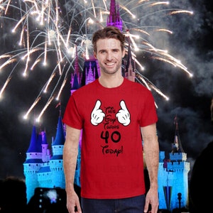 Disney Mens Birthday Shirt, This Guy is Turning 40 Today, Disney Birthday Shirt, Custom Mickey Birthday Shirt Disney Mens Birthday 50th Bday