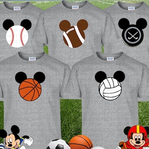 Mickey Baseball DRI FIT Shirt - Youth/Adult Dri Fit - Disney Vacation Tee, Disney Wicking Sport Performance Tee, 100% Polyester or Cotton